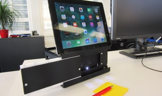Bluetooth Desk Box mit iPad